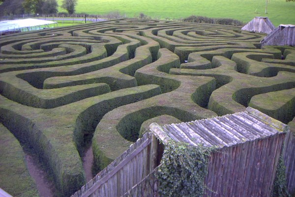 The maze of Longleat House