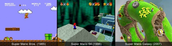 Super Mario Space Comparison